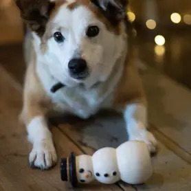 PetFace - Christmas Snowman Latex Christmas Dog Toy