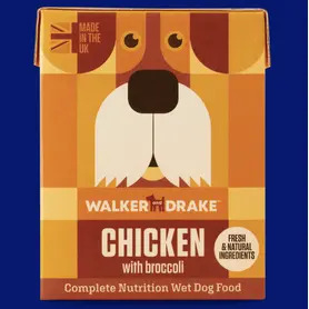 Walker and Drake Steam Cooked Chicken with Broccoli 390g