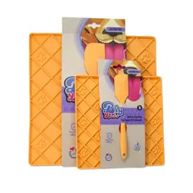 Big Licks Mat With Serving Spoon - Orange