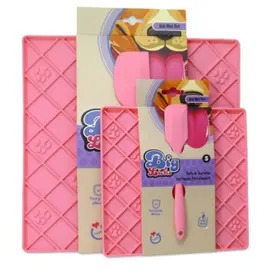 Big Licks Mat With Serving Spoon - Pink