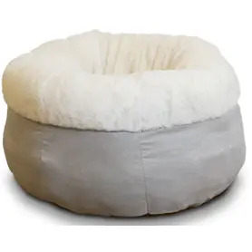 Petsentials Luxury Pet Bed Light Grey L48 X W25 X H25cm