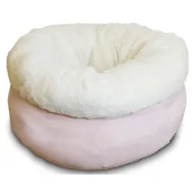 Petsentials Luxury Pet Bed Light Pink L48 X W25 X H25cm