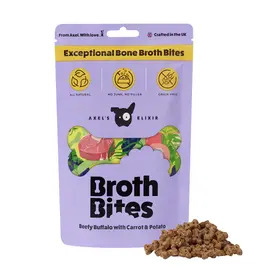 Axel's Elixir Broth Bites Beefy Buffalo with Carrot & Potato 100g