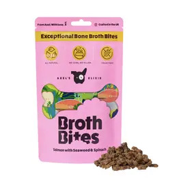 Axel's Elixir Broth Bites Salmon with Seaweed & Spinach 100g