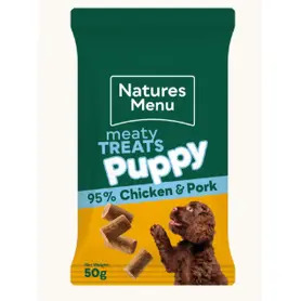 Natures Menu Original Meaty Treats 60g - Chicken for Puppies
