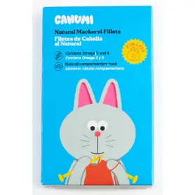 Canumi Natural Raw Mackerel Fillets - Cat