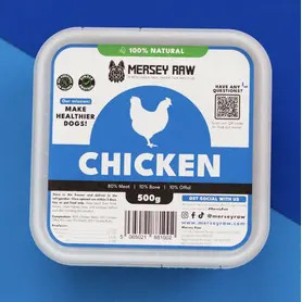 Mersey Raw 80:10:10 - Chicken 