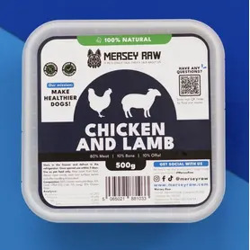 Mersey Raw - Lamb & Chicken (80:10:10)