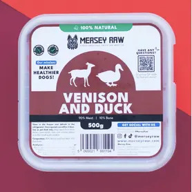 Mersey Raw - Venison & Duck (90:10)