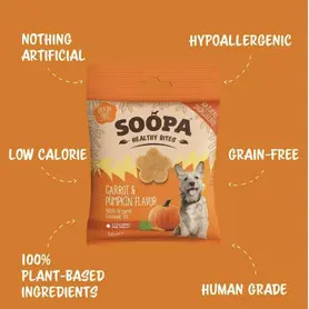 Soopa Carrot and Pumpkin Healthy Bites 50g
