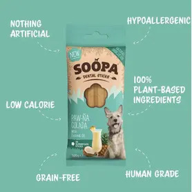 Soopa Paw-Na Colada Dental Sticks 100g