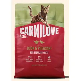 Carnilove Cat Active Duck & Pheasant Sterilised Cat 400g