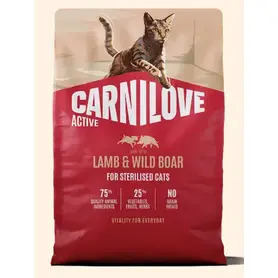 Carnilove Cat Active Lamb & Wild Boar Sterilised Cat 400g