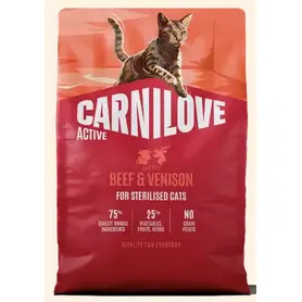 Carnilove Active Beef & Venison Sterilised Cat 2kg