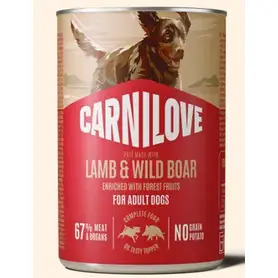 Carnilove Dog Lamb & Wild Boar Tin 400g