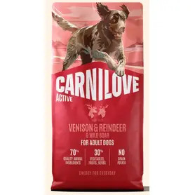 Carnilove Active Venison, Reindeer & Wild Boar Adult Dog 1.5kg