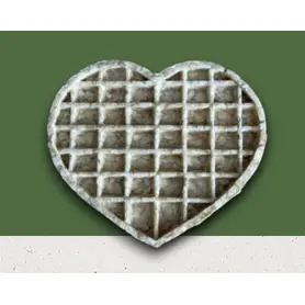 Anco Naturals Collagen Waffle Heart Large