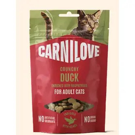 Carnilove Cat Treats - Duck with Raspberries 50g