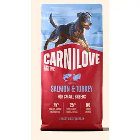 Carnilove Active Salmon & Turkey Adult Dog Small Breeds 4kg