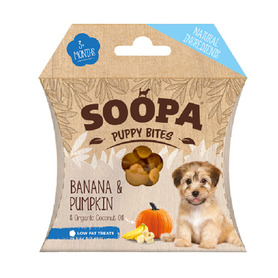 Soopa Banana & Pumpkin Puppy Bites 50g