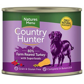 Natures Menu Country Hunter Tins 600g - Turkey