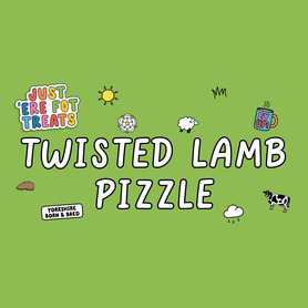 Just 'Ere Fot Treats - Twisted Lamb Pizzle 15cm - Single