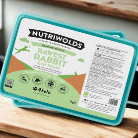Nutriwolds Rawest Whole Rabbit & Ox Heart Extra Fine 500g