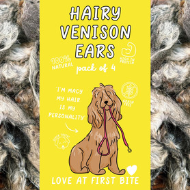 Hairy Venison Ears 4Pk