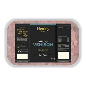 Henley Raw Venison Mince  500g