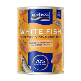 Fish4Dogs Finest White Fish Dog Tin - 395g