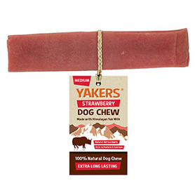 *10% OFF* Yakers Dog Chew - XL Strawberry