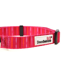 Doodlebone Originals Pattern Dog Collar Pink Addiction 