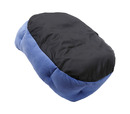 Quilted Navy Water Resistant Oval Bed