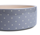 PetFace Grey Dots Ceramic Bowl 15cm