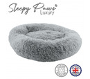 Ancol Super Plush Donut Bed 50cm - Grey