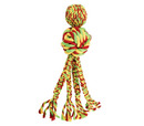 Kong Wubba Weaves with Rope Assorted Small