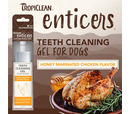 TropiClean Enticers Teeth Cleaning Gel for Dogs Honey Chicken 59ml