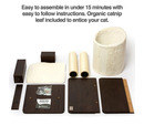 PetFusion Modern Cat Tree House & Tall Scratching Post 84 cm tall