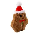 Kong Holiday Snuzzles Mini Gingerbread Brown XS