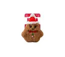 Kong Holiday Snuzzles Mini Gingerbread Brown XS