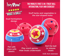 HayPigs! Circus Treat Ball - 3 in 1 Enrichment Toy