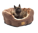 House of Paws Arctic Fox Snuggle Oval Dog Bed