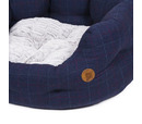 PetFace Midnight Tweed Oval Pet Bed