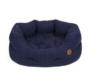 PetFace Midnight Tweed Oval Pet Bed