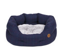 PetFace Midnight Tweed Oval Pet Bed