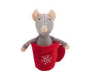 Rosewood Mouse In A Teacup Toy