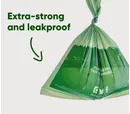 Beco Poop Bags Mint Scented 15 Bags - Single Roll