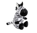 PetFace Planet Zebedee Zebra Plush Dog Toy