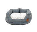 PetFace Heather Tweed Oval Pet Bed