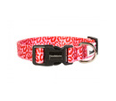 Doodlebone Originals Pattern Dog Collar - Ruby Leopard 1-2